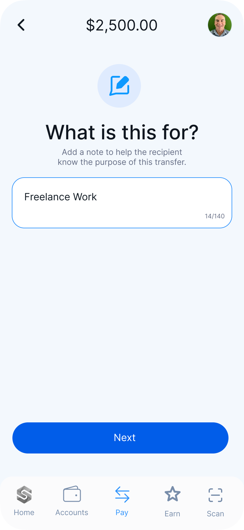 Scurry app screen 6