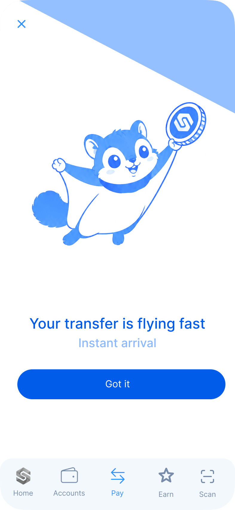 Scurry app screen 9